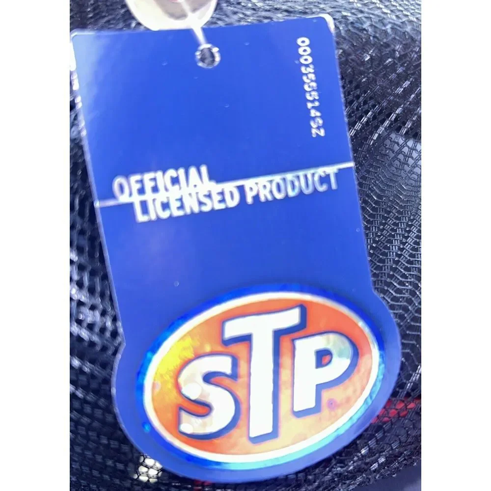 STP Motor Oil Adjustable Snapback Hat Cap Trucker OSFA‎ Snap Back NEW!